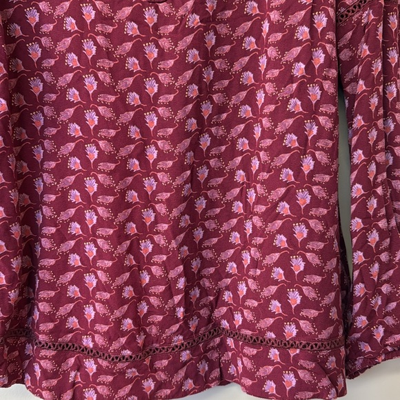 Mountain Khakis Women’s Harvest Shirt Fair Trade | medium | port print | EUC - Picture 4 of 9